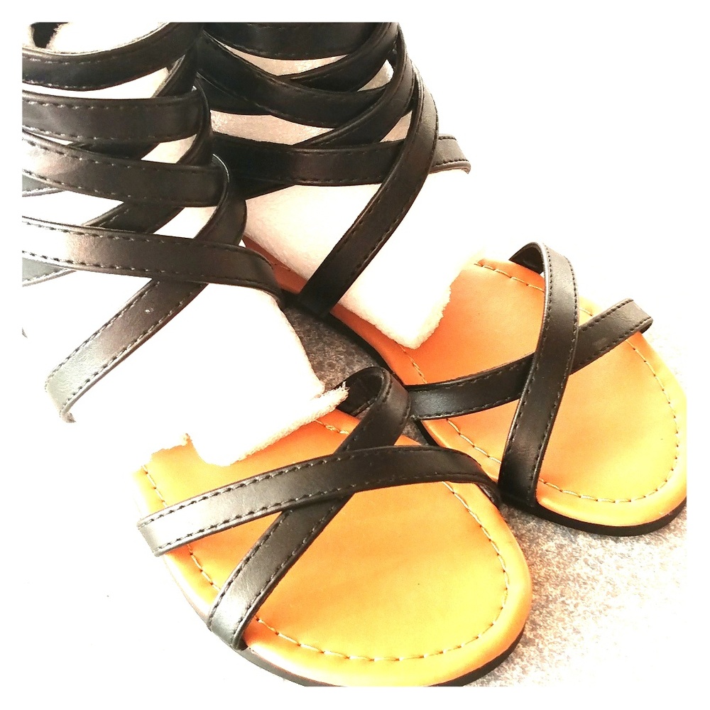 Justfab Kids Girls Gladiator Sandals